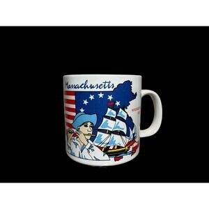 Vintage NANCO‎ MASSACHUSETTS BAY STATE Coffee Mug RARE